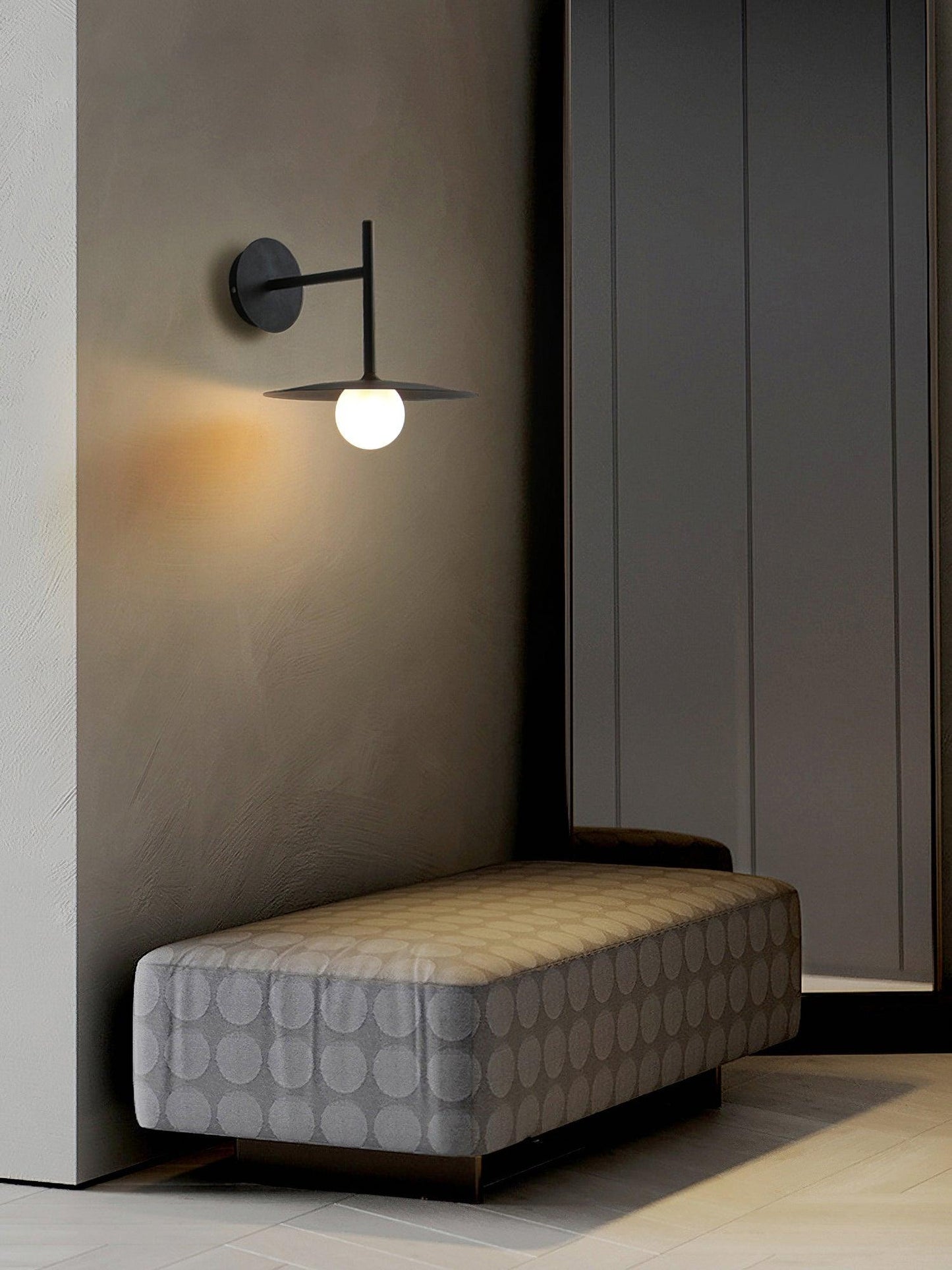 Gea Iron Wall Lamp - Adjustable Angle, Industrial Design, Durable Fini