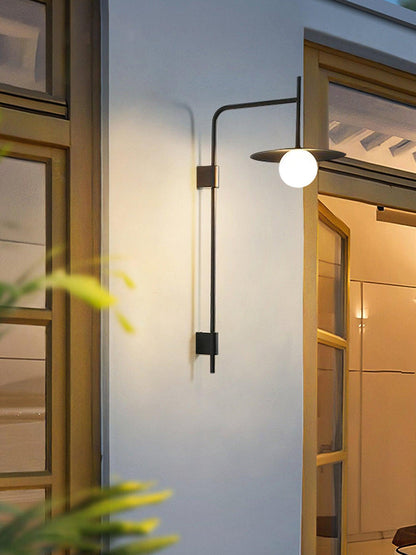 Gea Swing Arm Wall Lamp - Adjustable Light & Plug-in Design