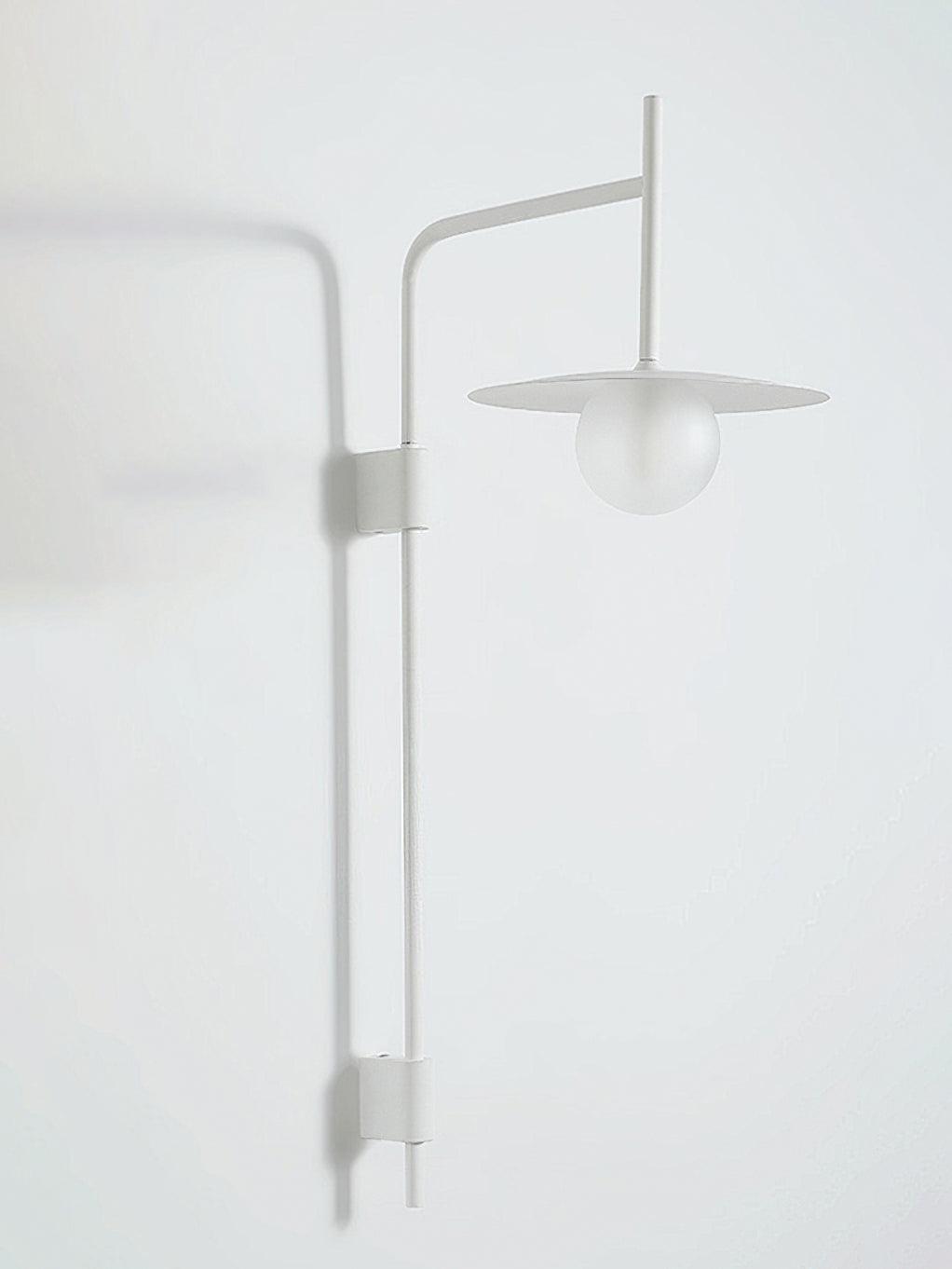 Gea Swing Arm Wall Lamp - Adjustable Light & Plug-in Design