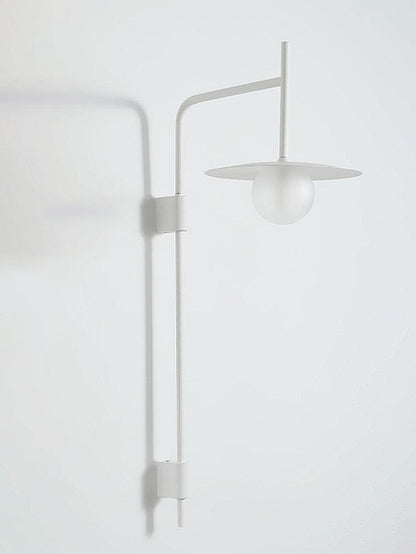 Gea Swing Arm Wall Lamp - Adjustable Light & Plug-in Design