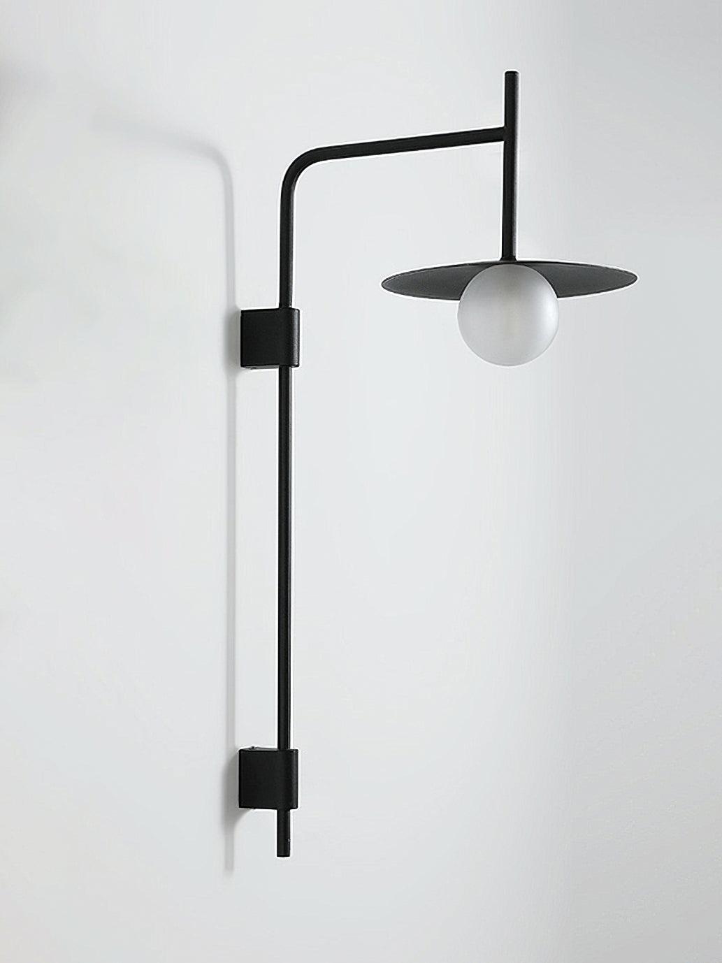 Gea Swing Arm Wall Lamp - Adjustable Light & Plug-in Design