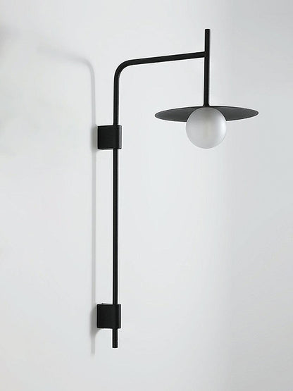 Gea Swing Arm Wall Lamp - Adjustable Light & Plug-in Design