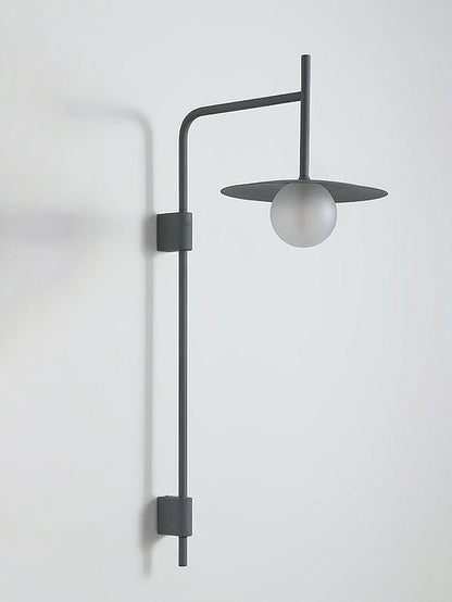 Gea Swing Arm Wall Lamp - Adjustable Light & Plug-in Design