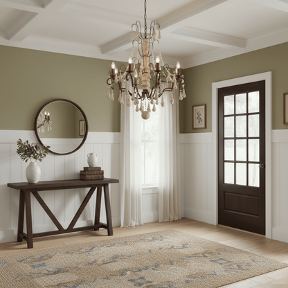 Bessie Chandelier - Elegant Crystal Design with Adjustable Height