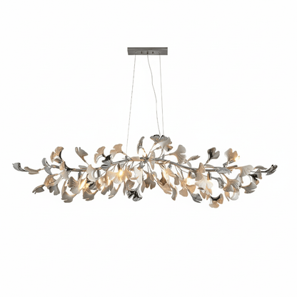 Gingko Cascade Chandelier - Modern LED Lighting with Adjustable Bright