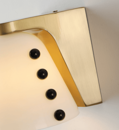 Gemma Glass Wall Lamp - Adjustable Brightness & Elegant Design