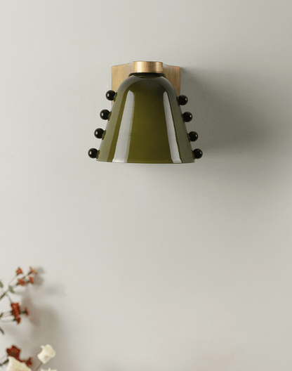 Gemma Glass Wall Lamp - Adjustable Brightness & Elegant Design