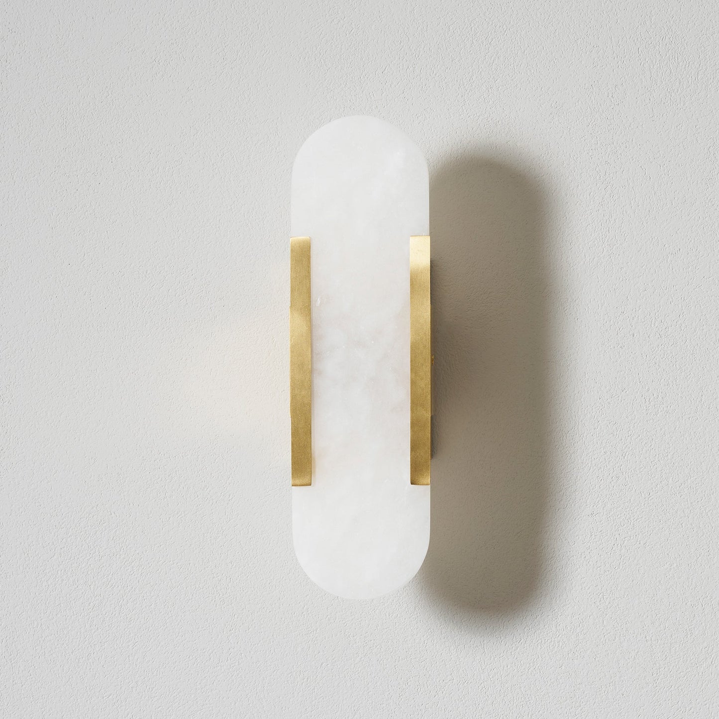 Oblong Alabaster Wall Sconce - Elegant Design, Soft Ambient Lighting