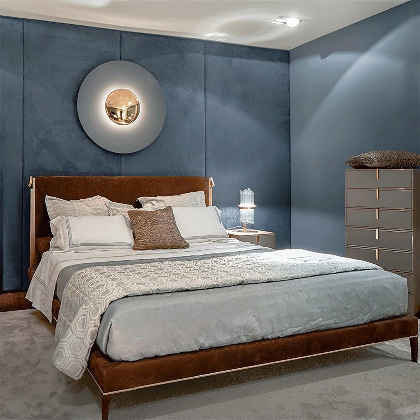 Simplicity Glow Plug-in Wall Light with Dimmable Brightness & Energy S