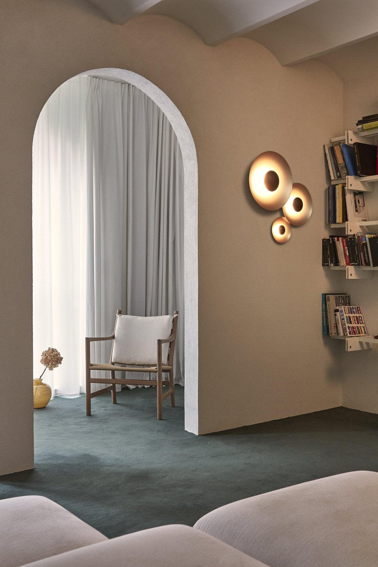 Simplicity Glow Plug-in Wall Light with Dimmable Brightness & Energy S