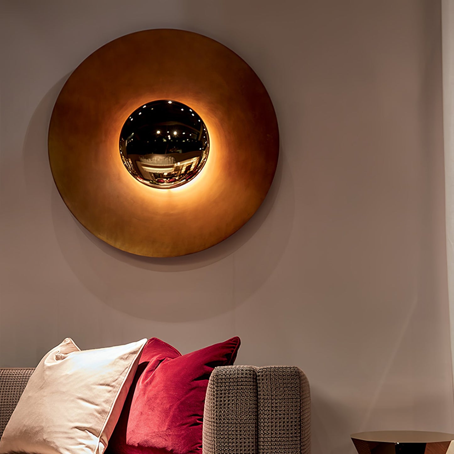 Simplicity Glow Plug-in Wall Light with Dimmable Brightness & Energy S