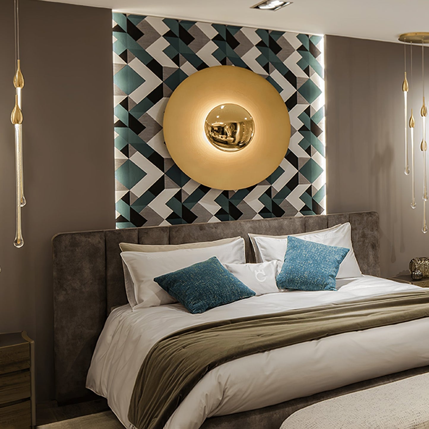 Simplicity Glow Plug-in Wall Light with Dimmable Brightness & Energy S