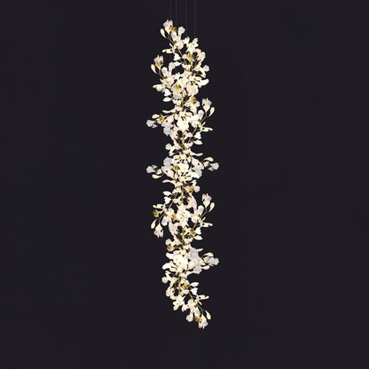 Gingko Leaves Chandelier - Elegant Design with Adjustable Brightness