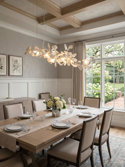 Gingko Bloom Chandelier - Elegant Design with Adjustable Brightness