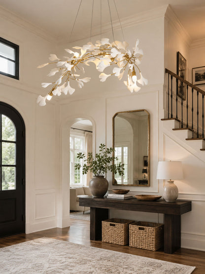 Gingko Bloom Chandelier - Elegant Design with Adjustable Brightness