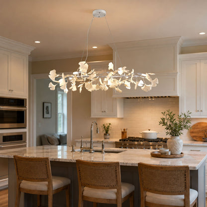 Gingko Branch Chandelier - Modern Design, Adjustable Brightness, LED L