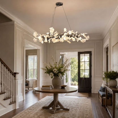 Gingko Branch Chandelier - Modern Design, Adjustable Brightness, LED L