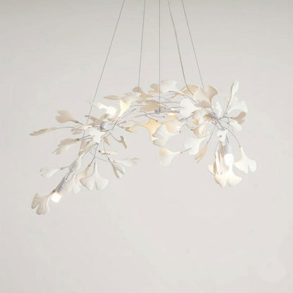 Gingko Bloom Chandelier - Elegant Design with Adjustable Brightness