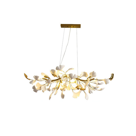 Gingko Cascade Chandelier - Modern LED Lighting with Adjustable Bright