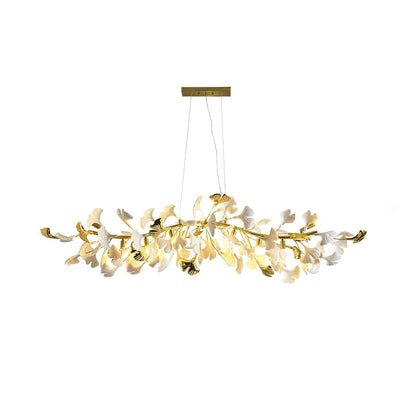 Gingko Cascade Chandelier - Modern LED Lighting with Adjustable Bright