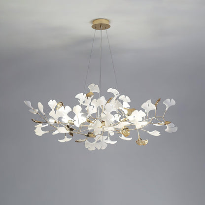 Gingko Wreath Chandelier - Elegant Design with Adjustable Brightness