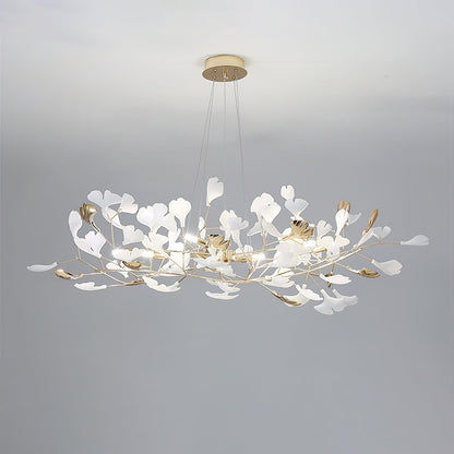 Gingko Wreath Chandelier - Elegant Design with Adjustable Brightness