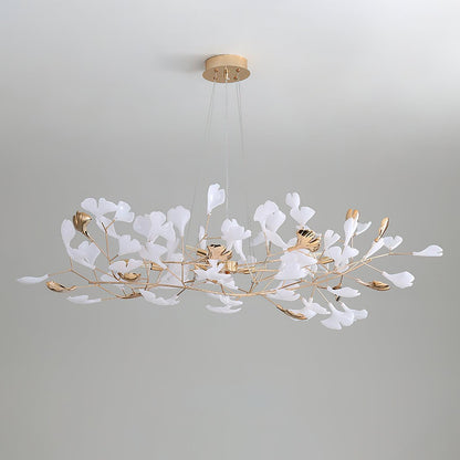 Gingko Wreath Chandelier - Elegant Design with Adjustable Brightness