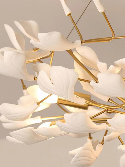 Gingko Canopy Chandelier - Modern Design with Dimmable LED Lighting
