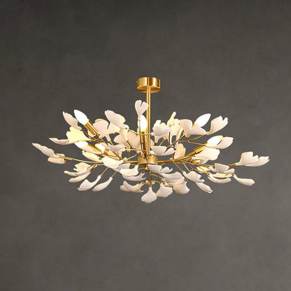 Gingko Canopy Chandelier - Modern Design with Dimmable LED Lighting