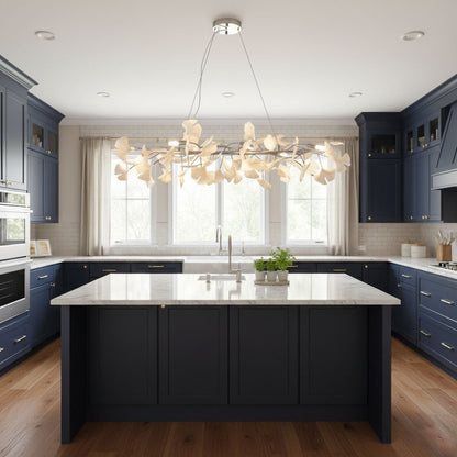 Gingko Branch Chandelier - Modern Design, Adjustable Brightness, LED L