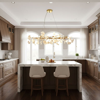 Gingko Branch Chandelier - Modern Design, Adjustable Brightness, LED L
