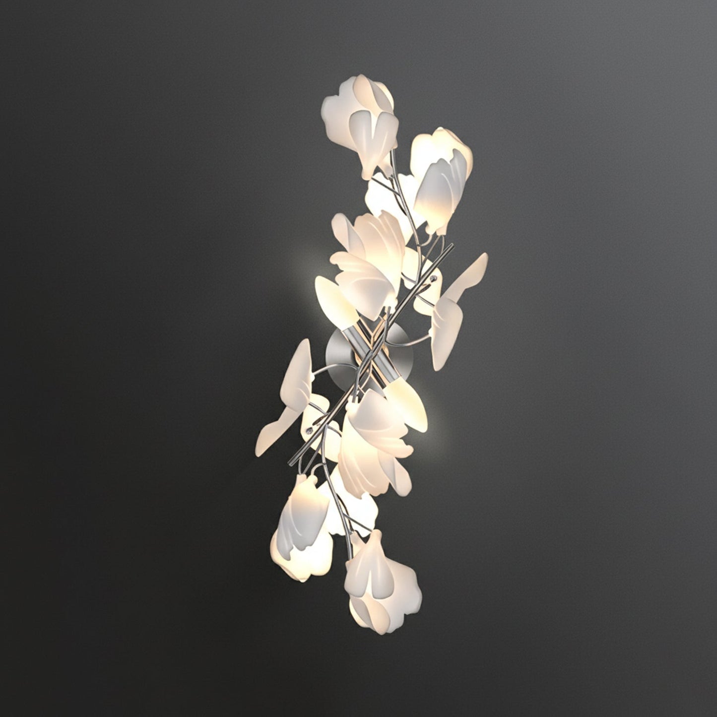 Gingko Flowers Wall Lamp - Adjustable Brightness, Energy Efficient Des