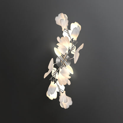 Gingko Flowers Wall Lamp - Adjustable Brightness, Energy Efficient Des
