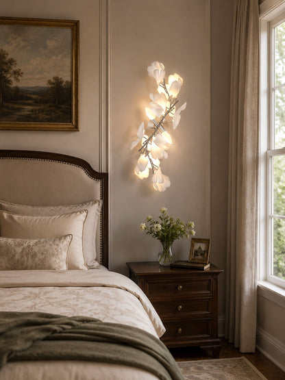 Gingko Flowers Wall Lamp - Adjustable Brightness, Energy Efficient Des