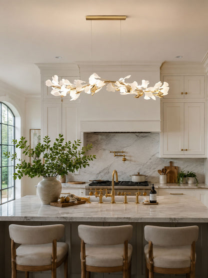 Gingko Garland Chandelier - Elegant Design with Adjustable Brightness