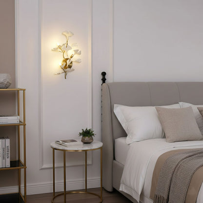 Gingko Modern Wall Lamp - LED Illumination & Adjustable Brightness