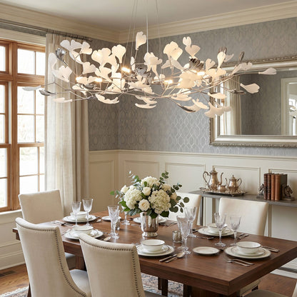 Gingko Wreath Chandelier - Elegant Design with Adjustable Brightness