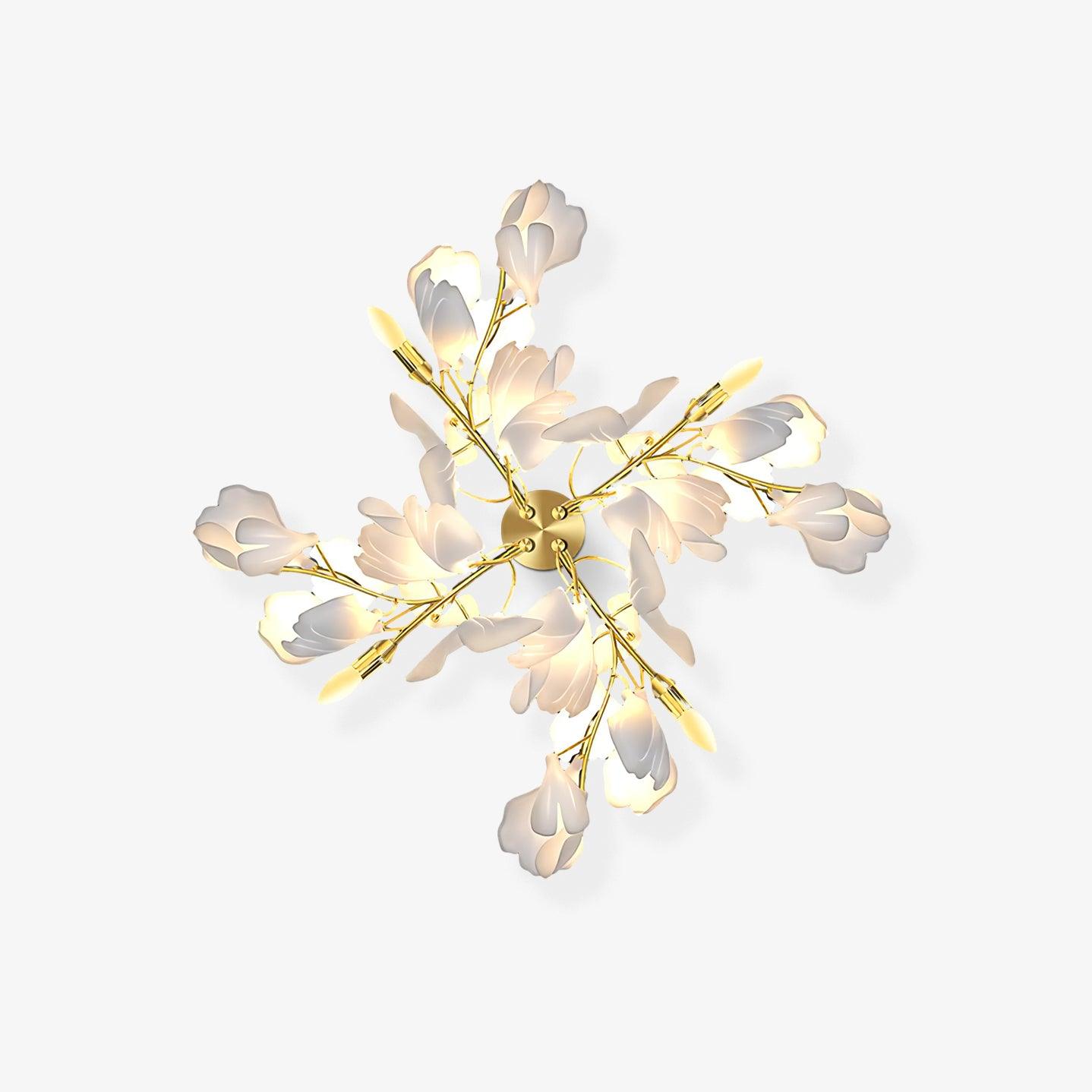 Gingko Flowers Wall Lamp - Adjustable Brightness, Energy Efficient Des