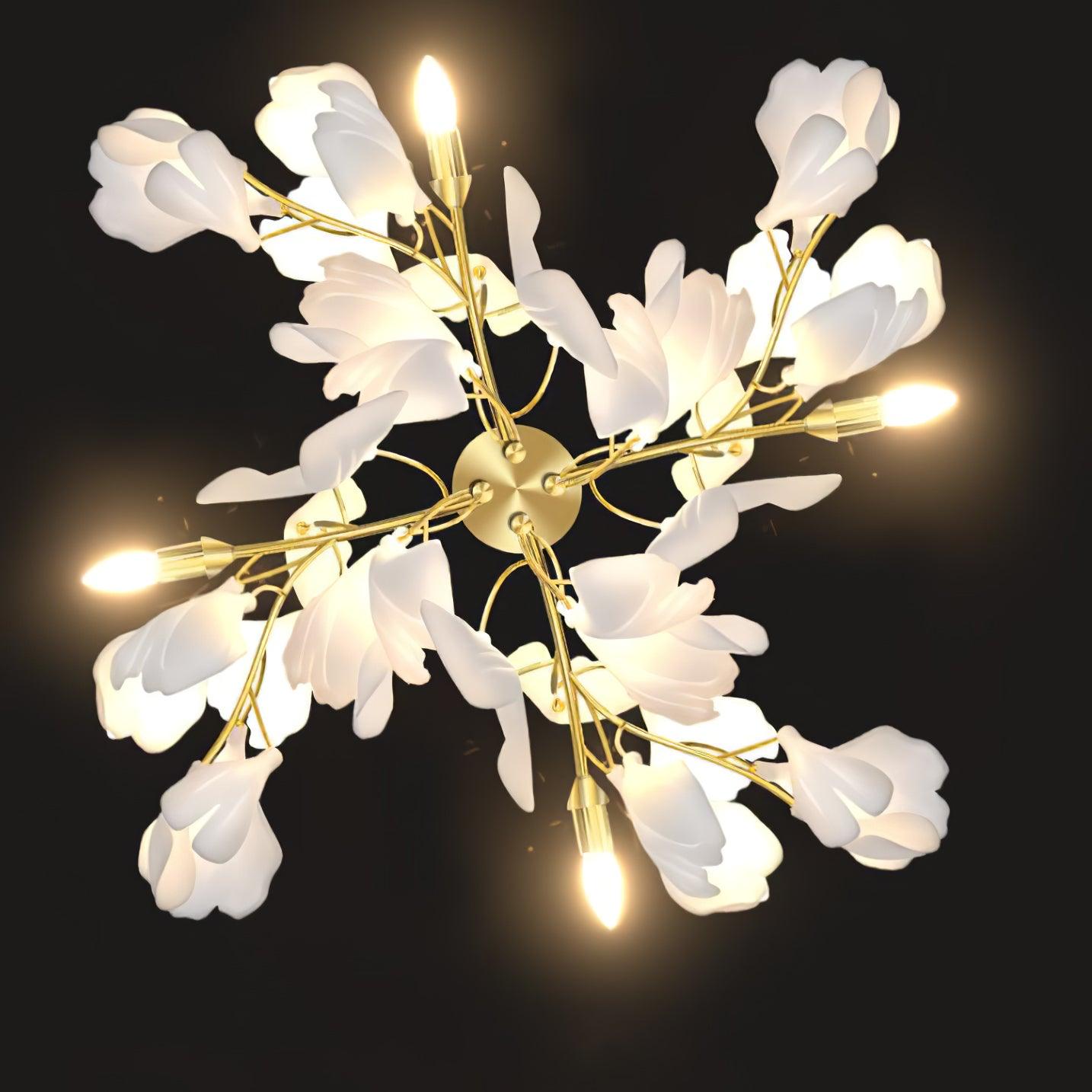 Gingko Flowers Wall Lamp - Adjustable Brightness, Energy Efficient Des