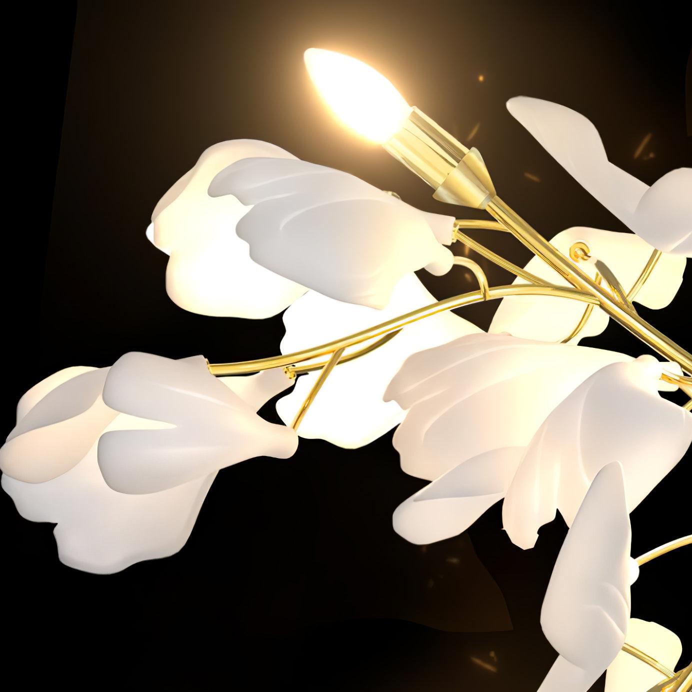 Gingko Flowers Wall Lamp - Adjustable Brightness, Energy Efficient Des