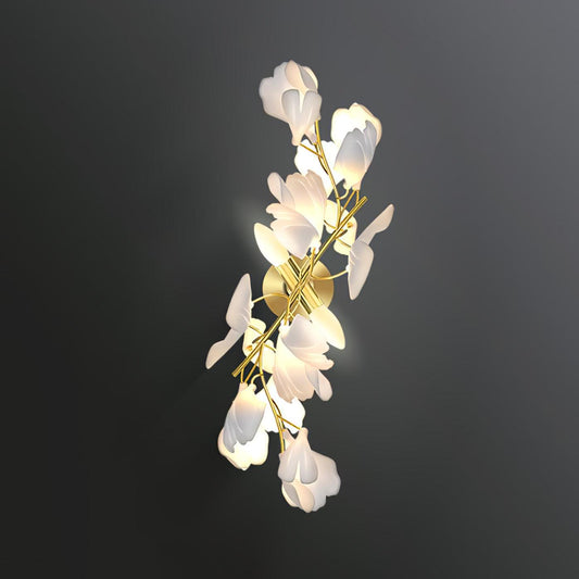 Gingko Flowers Wall Lamp - Adjustable Brightness, Energy Efficient Des