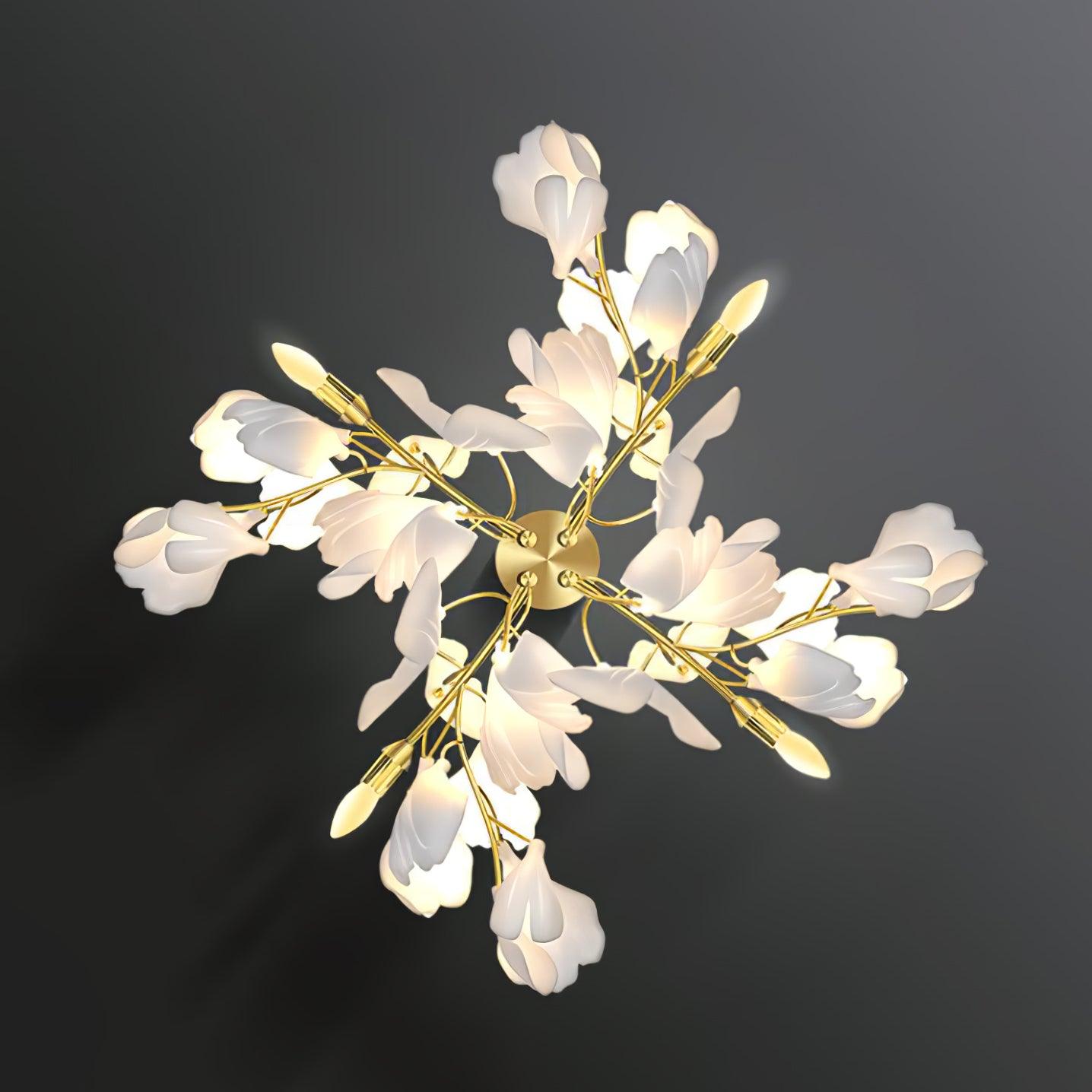 Gingko Flowers Wall Lamp - Adjustable Brightness, Energy Efficient Des