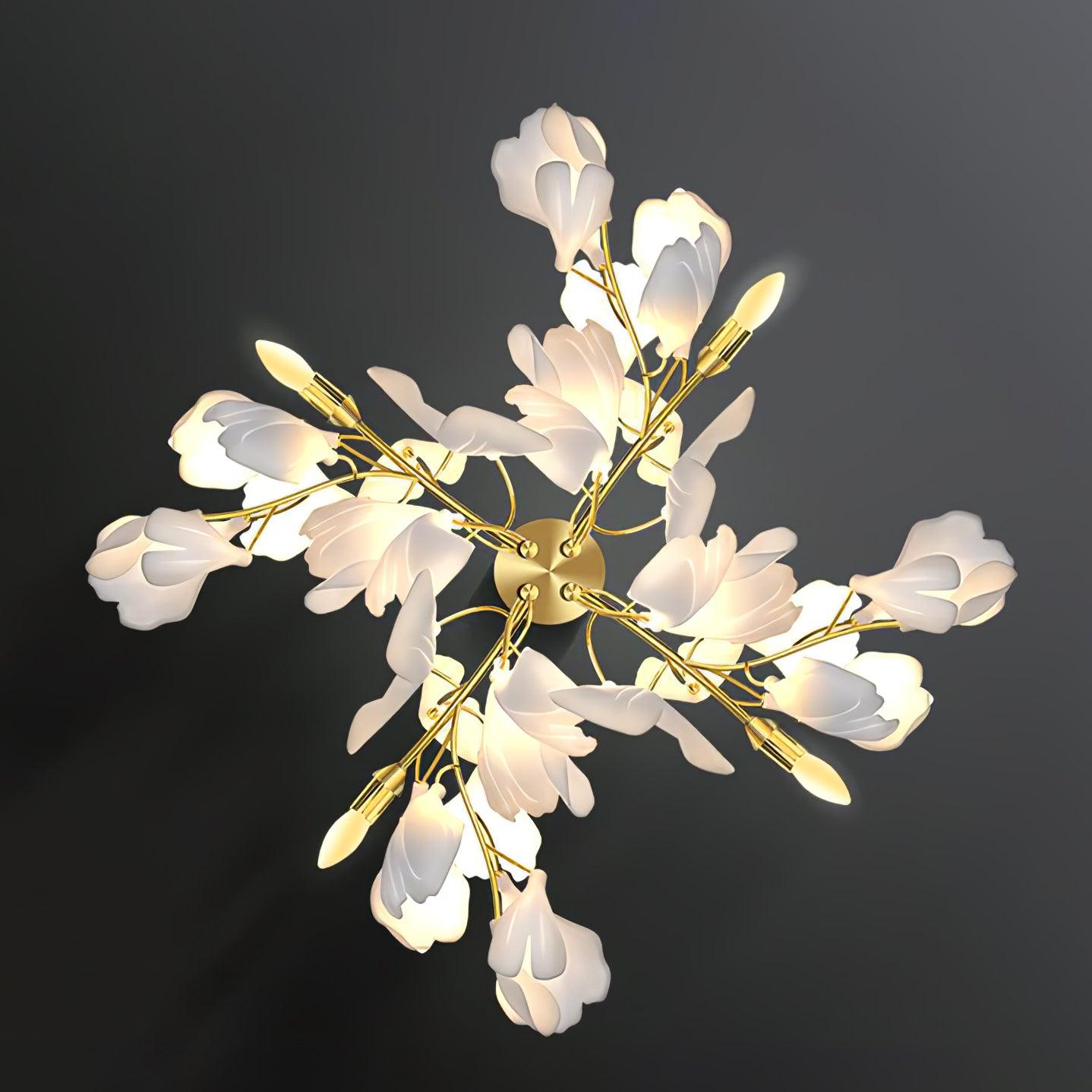 Gingko Flowers Wall Lamp - Adjustable Brightness, Energy Efficient Des