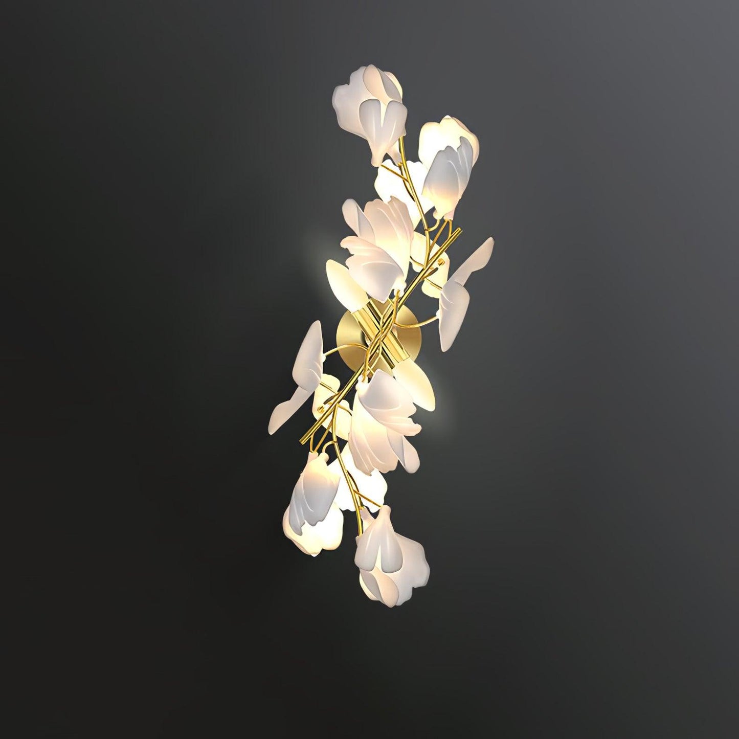 Gingko Flowers Wall Lamp - Adjustable Brightness, Energy Efficient Des