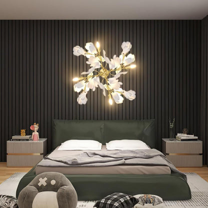 Gingko Flowers Wall Lamp - Adjustable Brightness, Energy Efficient Des