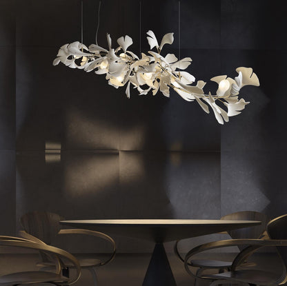 Gingko Bloom Chandelier - Elegant Design with Adjustable Brightness