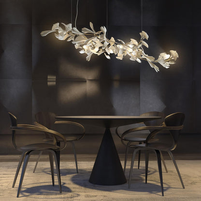 Gingko Bloom Chandelier - Elegant Design with Adjustable Brightness
