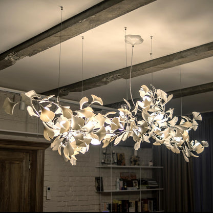 Gingko Bloom Chandelier - Elegant Design with Adjustable Brightness