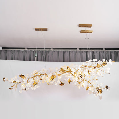 Gingko Bloom Chandelier - Elegant Design with Adjustable Brightness