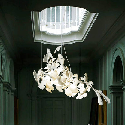 Gingko Bloom Chandelier - Elegant Design with Adjustable Brightness
